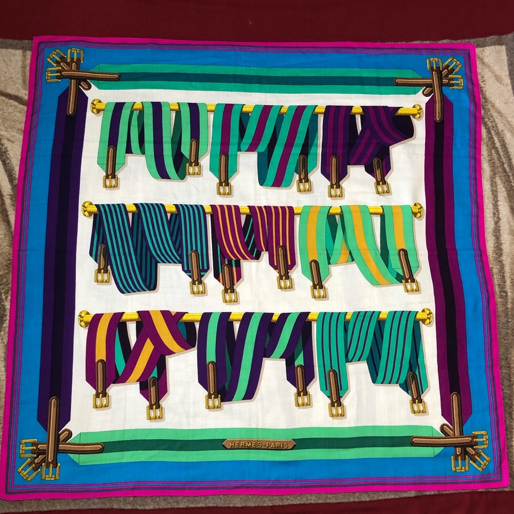 Hermès cashmere shawl